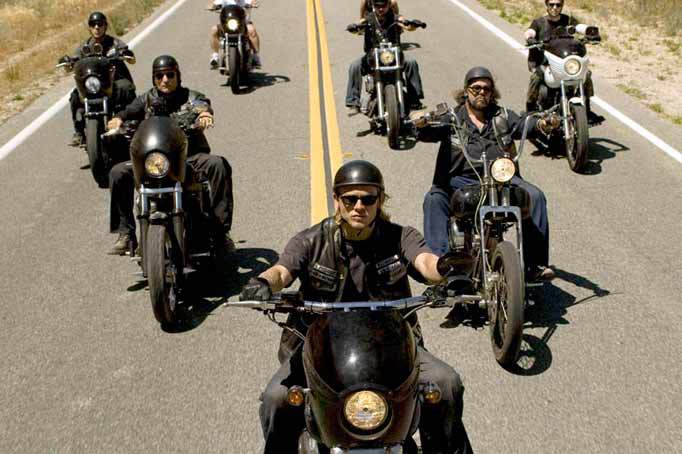 Sons of anarchy Harley Ride