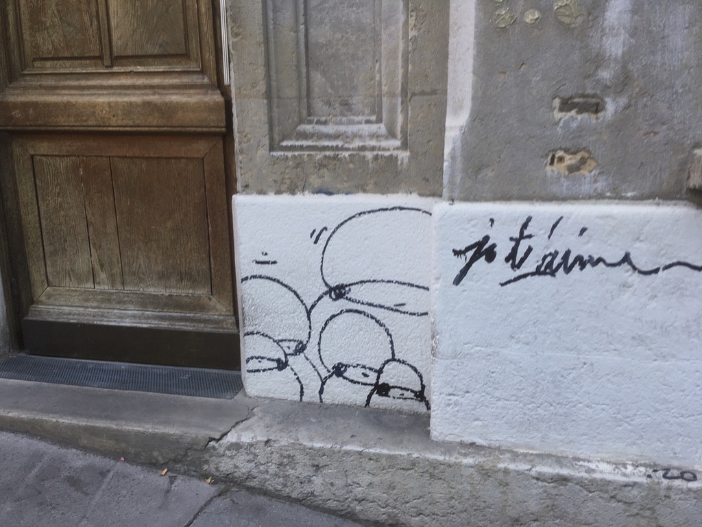 Street Art Lyon : message d'amour