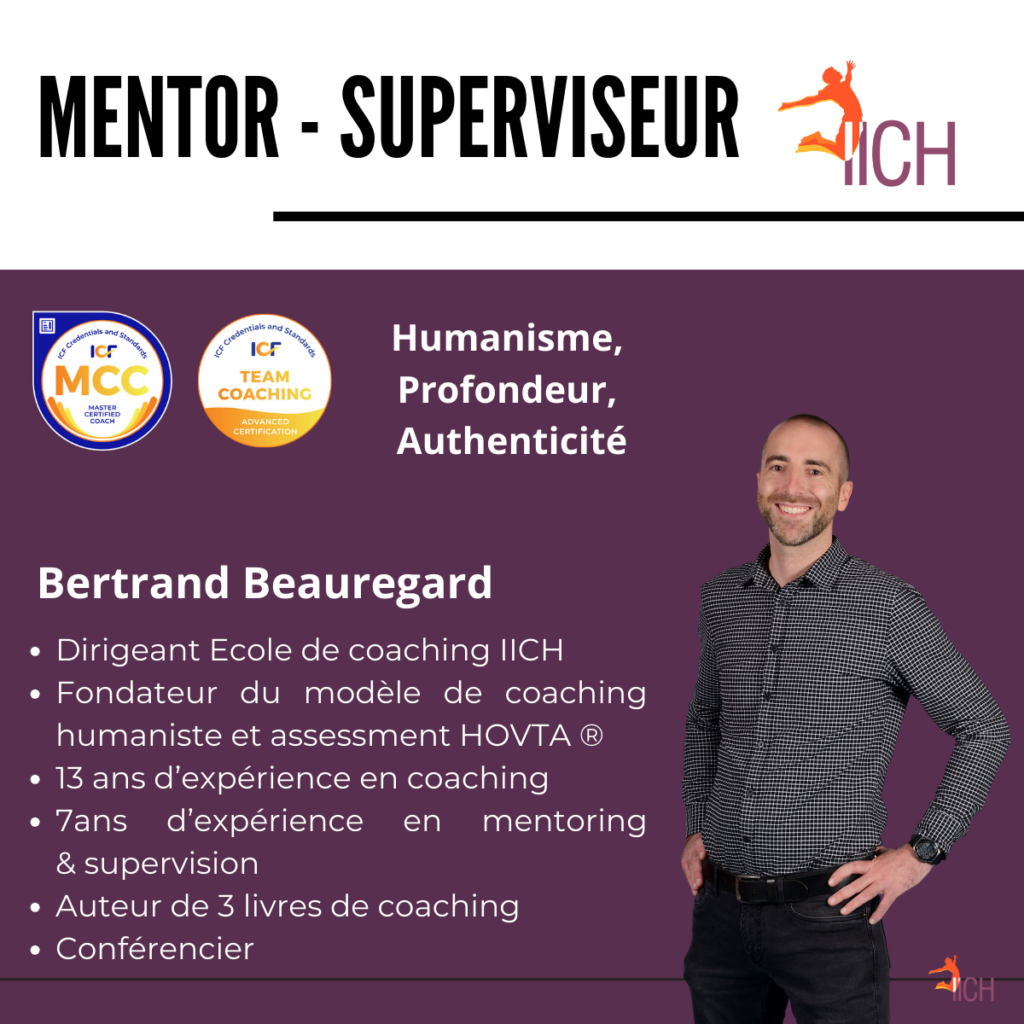 Bertrand Beauregard mentor coach superviseur en coaching